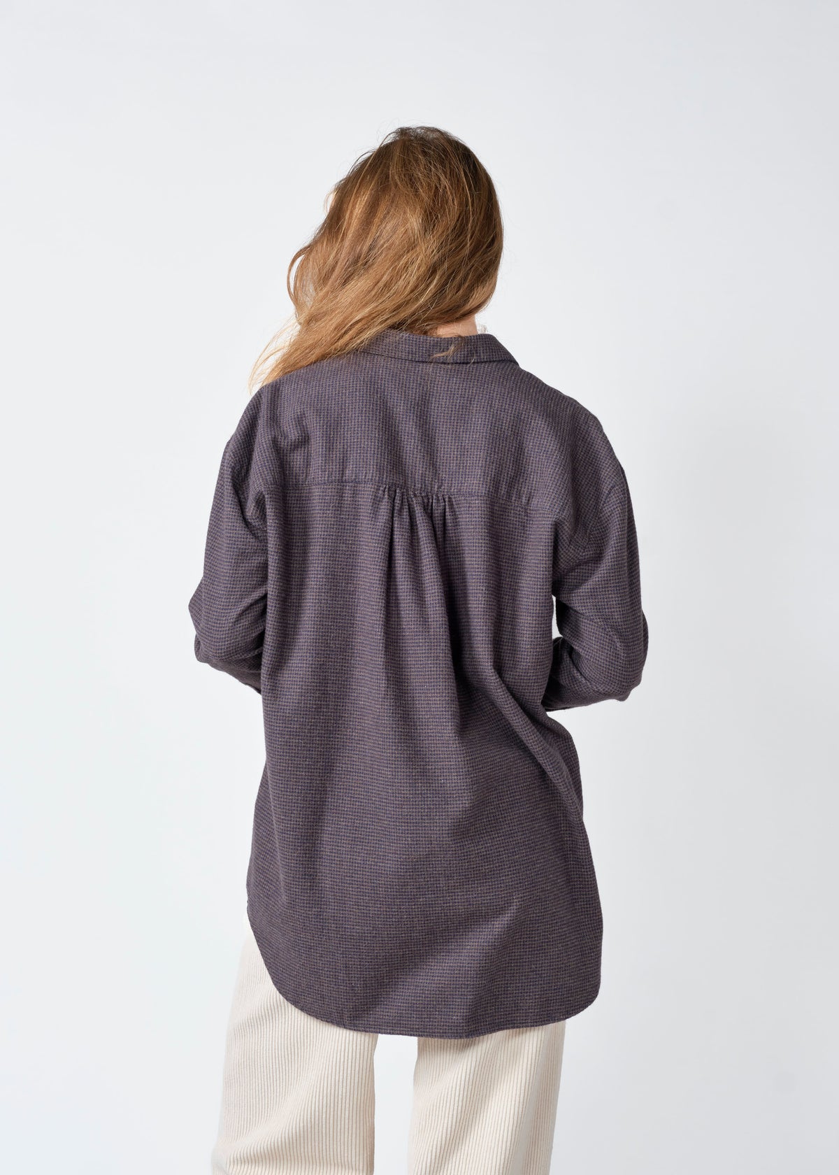 Klitmøller Collective ApS Ofelia check shirt Shirts Black/taupe