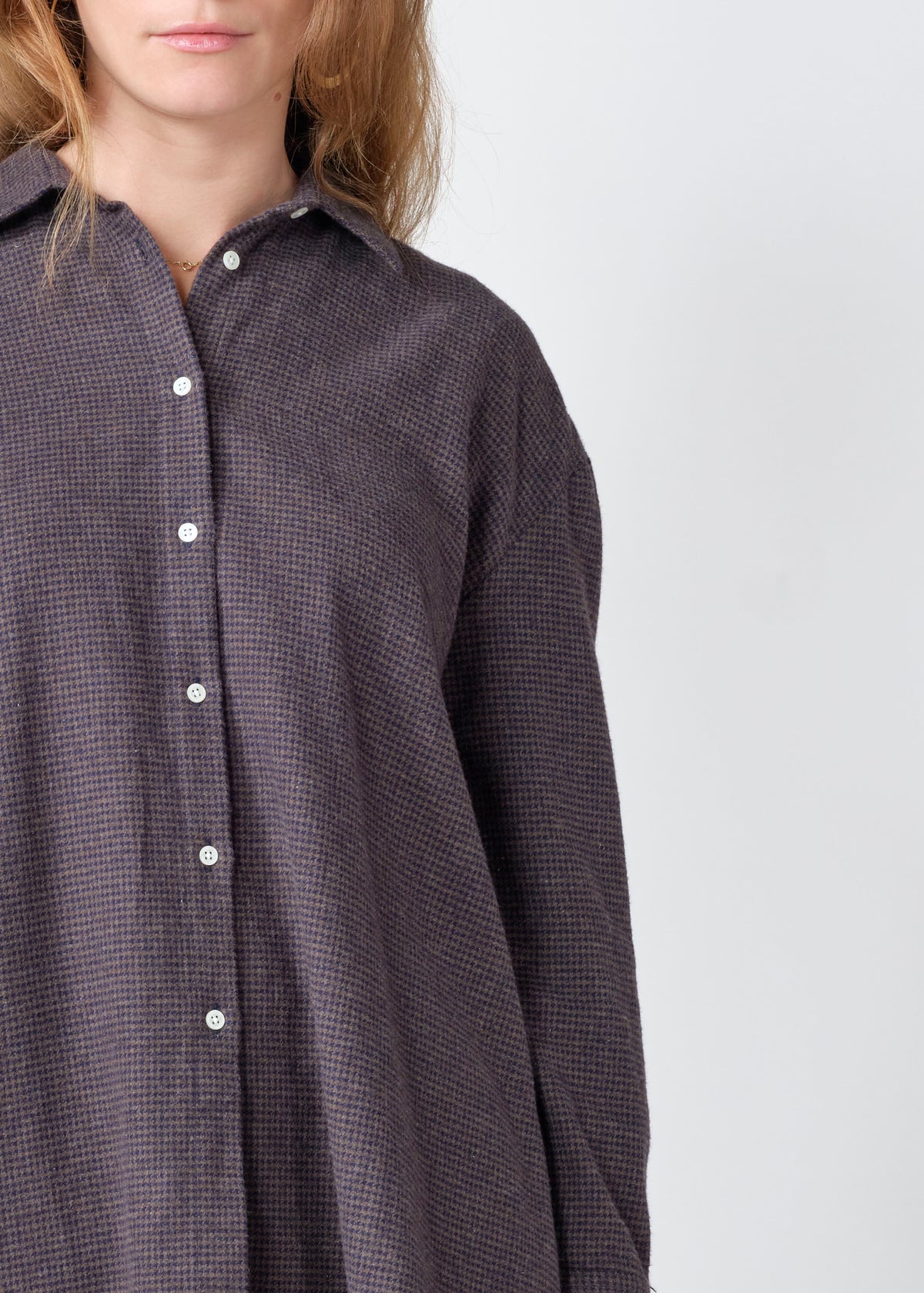 Klitmøller Collective ApS Ofelia check shirt Shirts Black/taupe