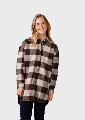 Klitmøller Collective ApS Ofelia checked shirt Shirts Sand/black