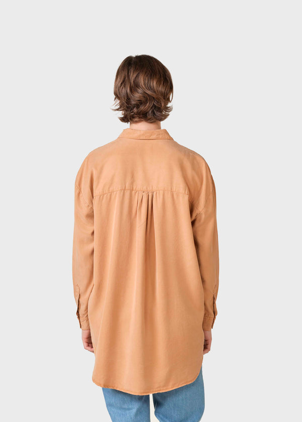 Klitmøller Collective ApS Ofelia lyocell shirt Shirts Camel