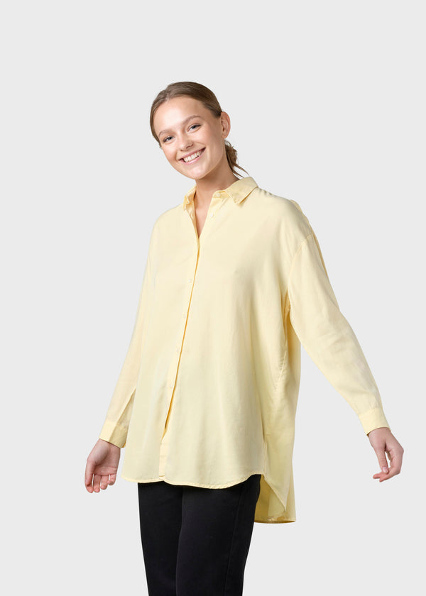 Klitmøller Collective ApS Ofelia lyocell shirt Shirts Lemon sorbet