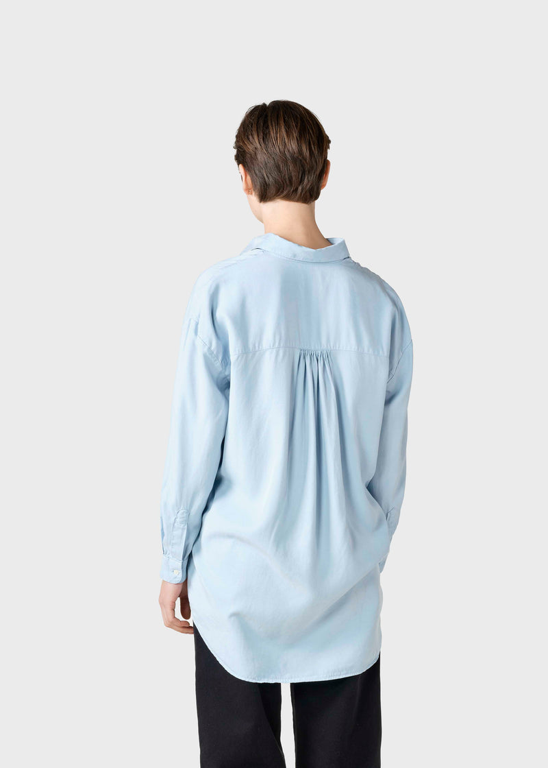 Klitmøller Collective ApS Ofelia lyocell shirt Shirts Light blue
