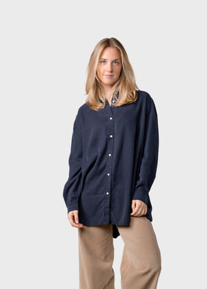 Klitmøller Collective ApS Ofelia lyocell shirt Shirts Navy