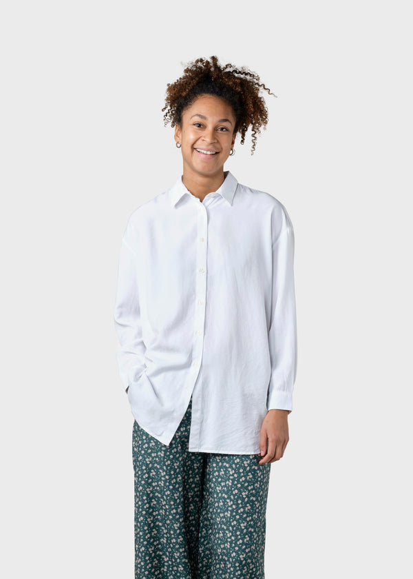 Klitmøller Collective ApS Ofelia lyocell shirt Shirts White