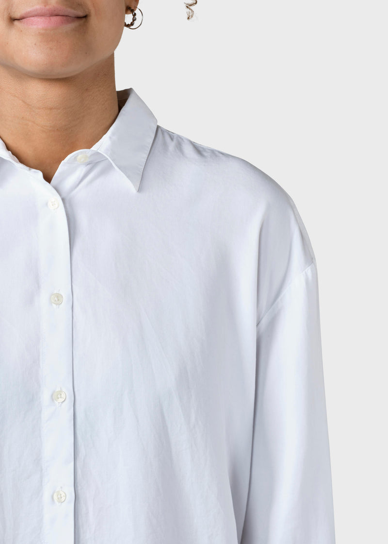 Klitmøller Collective ApS Ofelia lyocell shirt Shirts White