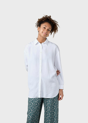 Klitmøller Collective ApS Ofelia lyocell shirt Shirts White