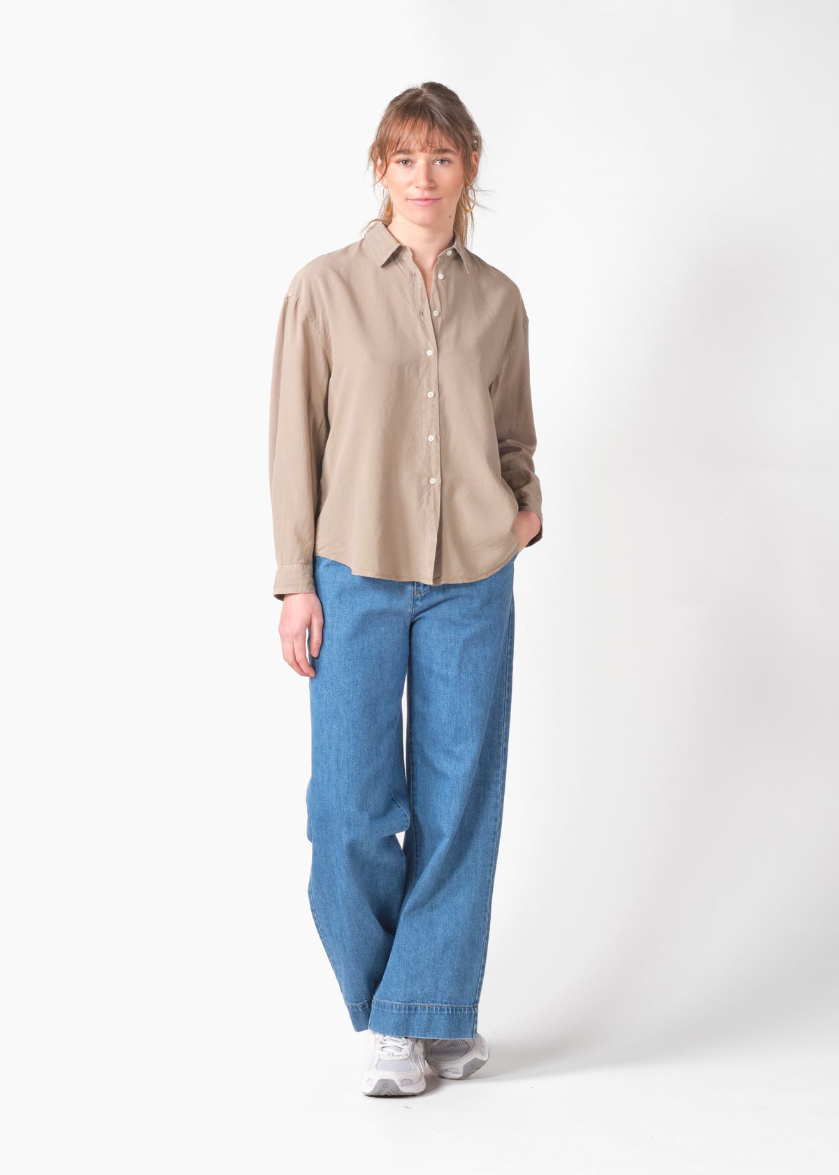 Klitmøller Collective ApS Ofelia short shirt Shirts Cashew
