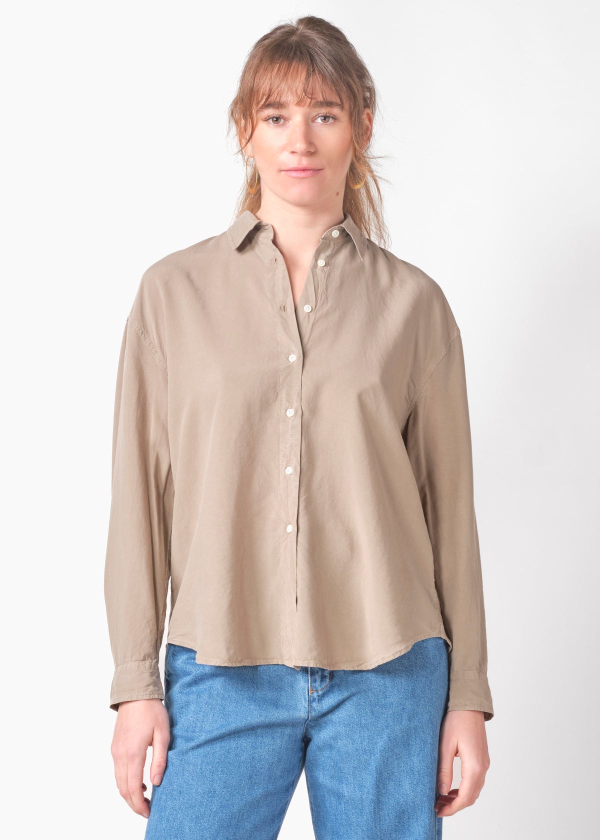 Klitmøller Collective ApS Ofelia short shirt Shirts Cashew