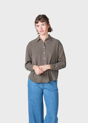 Klitmøller Collective ApS Ofelia short shirt Shirts Taupe