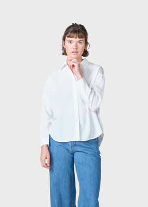 Klitmøller Collective ApS Ofelia short shirt Shirts White