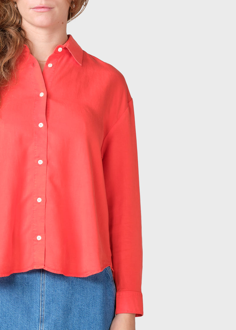 Klitmøller Collective ApS Ofelia short shirt Shirts Red