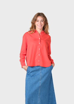 Klitmøller Collective ApS Ofelia short shirt Shirts Red