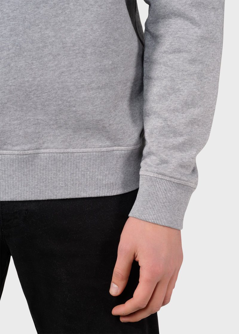 Klitmøller Collective ApS Olaf crew Sweatshirts Grey melange