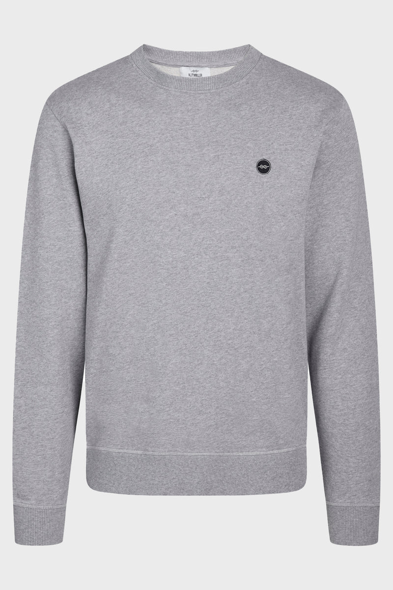 Klitmøller Collective ApS Olaf crew Sweatshirts Grey melange