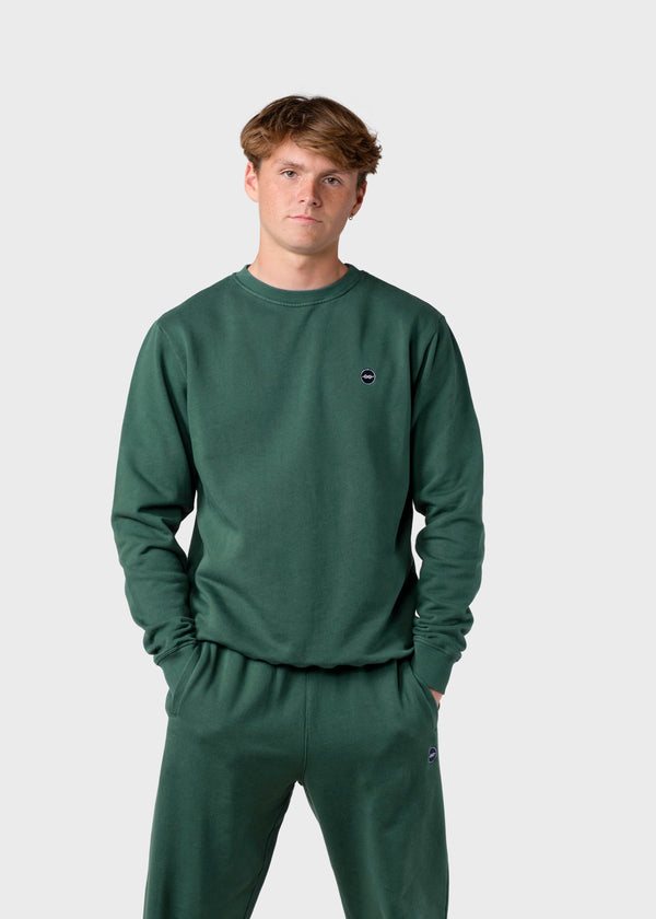 Klitmøller Collective ApS Olaf crew Sweatshirts Moss Green