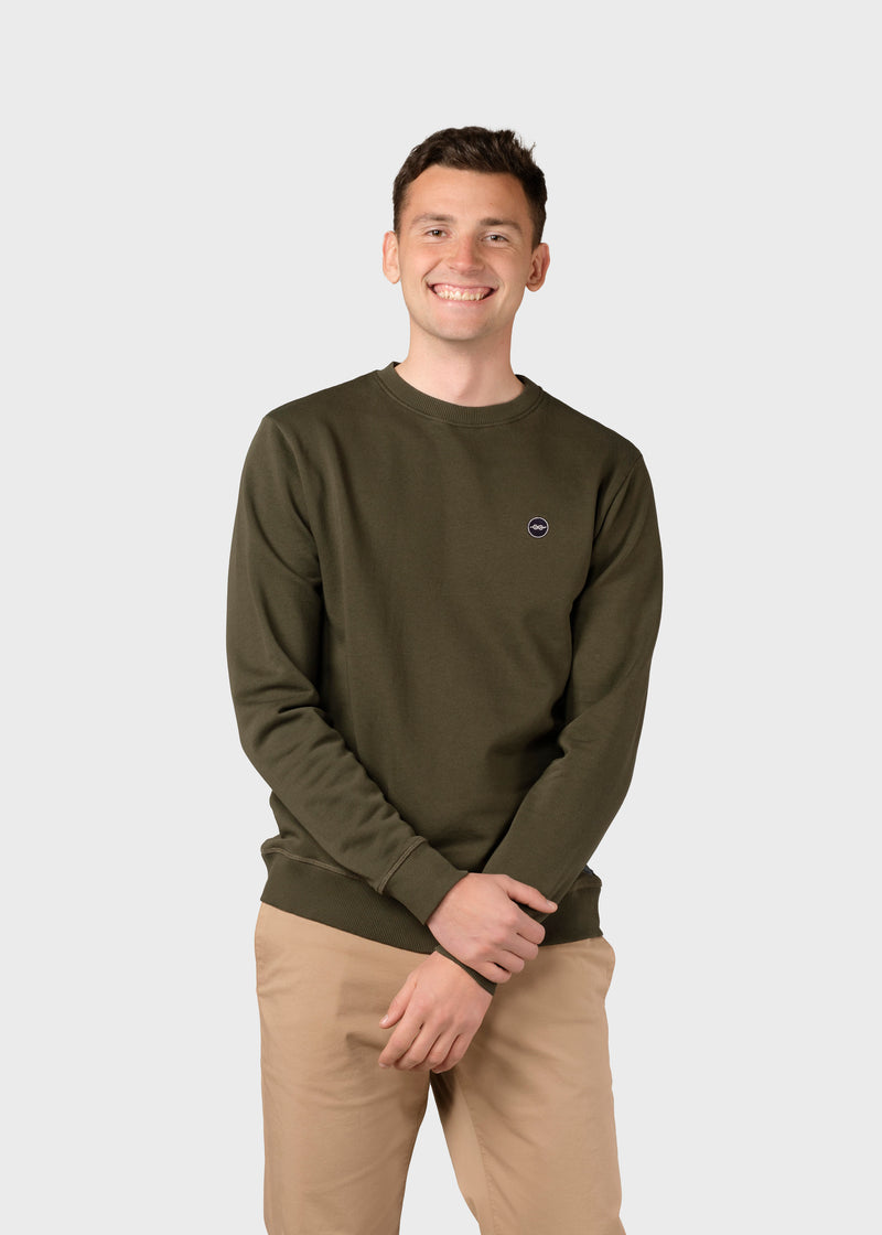 Klitmøller Collective ApS Olaf crew Sweatshirts Olive