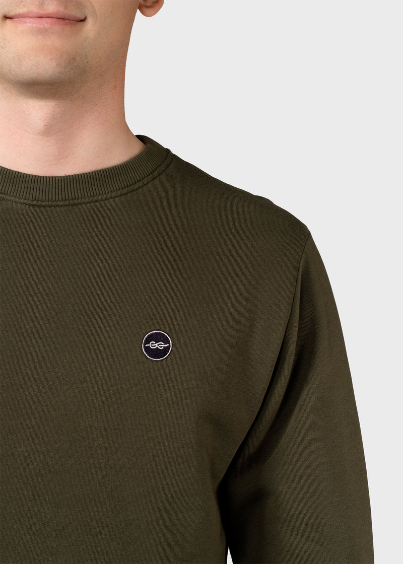 Klitmøller Collective ApS Olaf crew Sweatshirts Olive