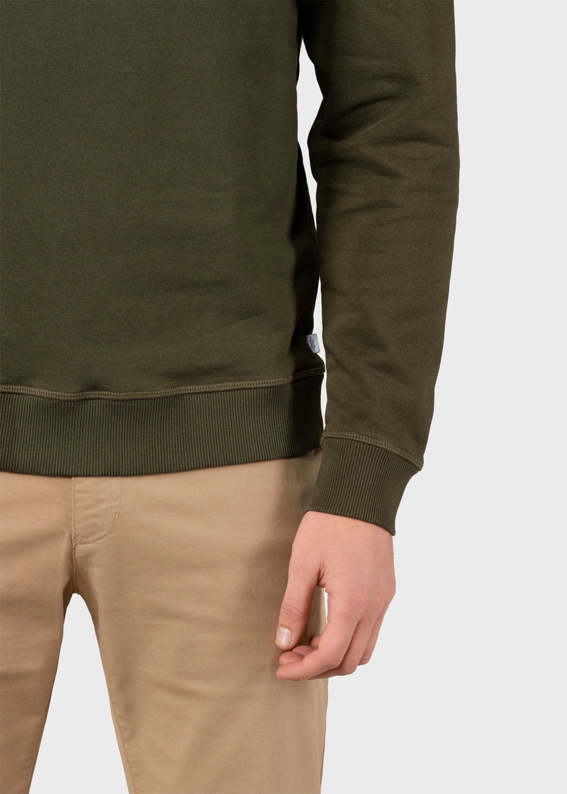 Klitmøller Collective ApS Olaf crew Sweatshirts Olive