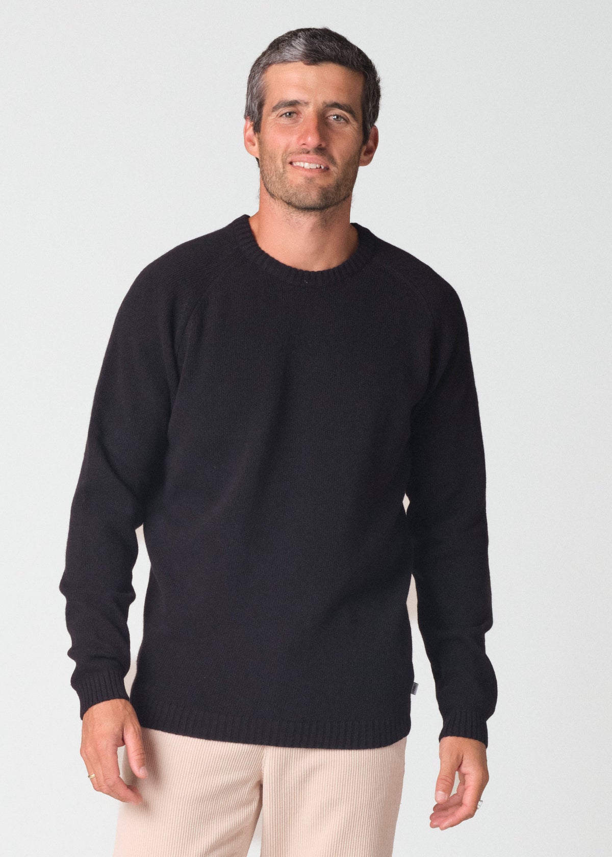 Klitmøller Collective ApS Ole knit Knitted sweaters Black