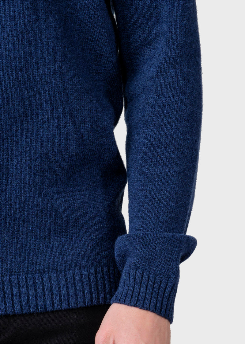 Klitmøller Collective ApS Ole knit Knitted sweaters Deep blue