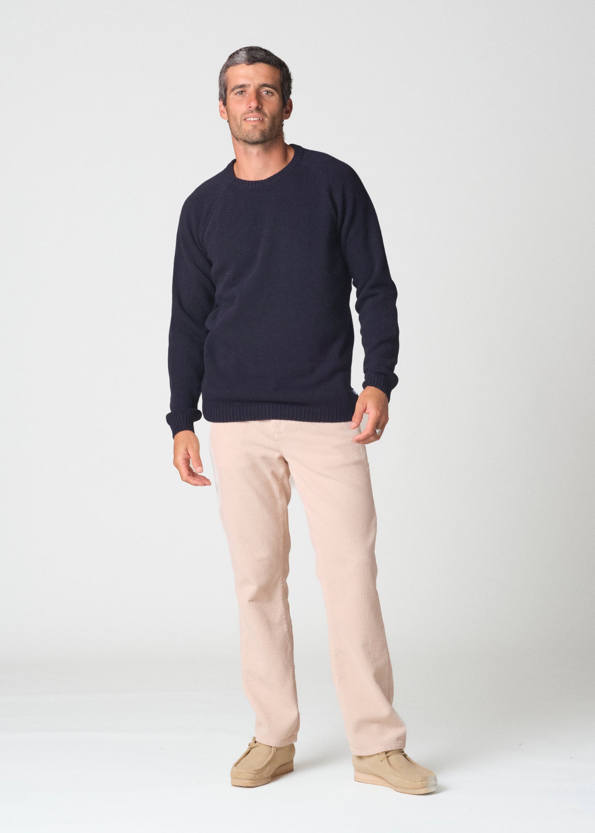 Klitmøller Collective ApS Ole knit Knitted sweaters Navy