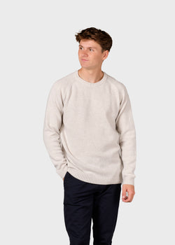 Klitmøller Collective ApS Ole knit Knitted sweaters Pastel grey