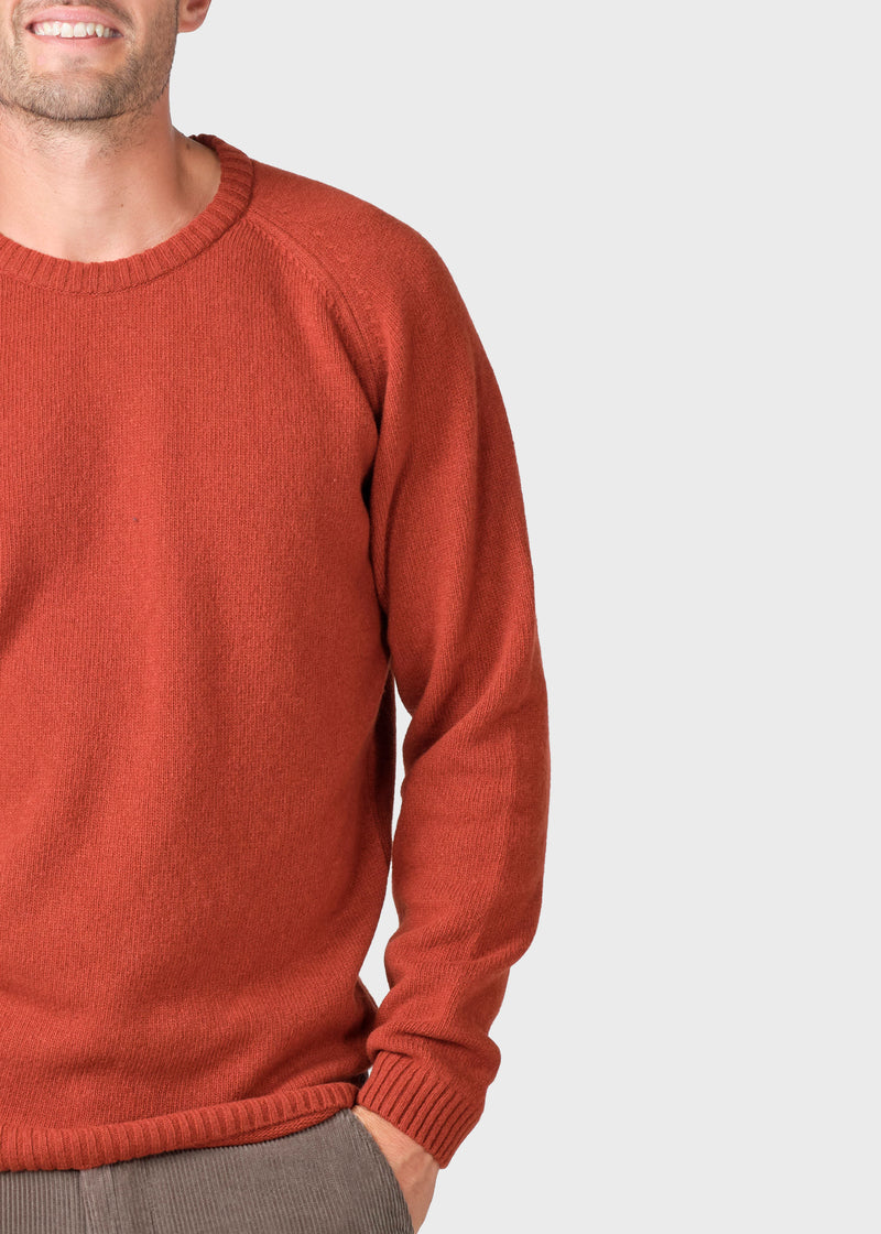 Klitmøller Collective ApS Ole knit Knitted sweaters Rust