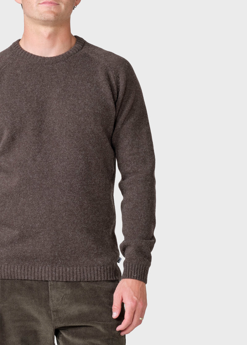 Klitmøller Collective ApS Ole knit Knitted sweaters Taupe