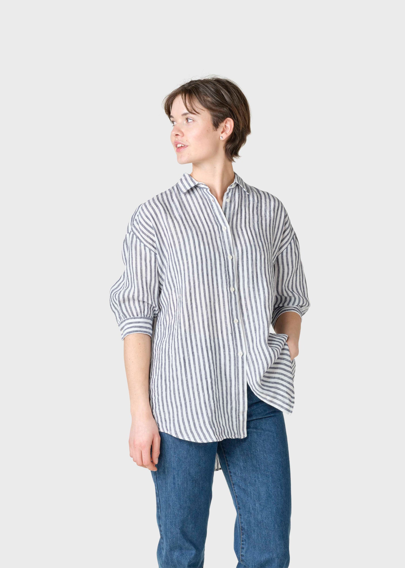 linen dress shirts Bradford Italian Linen Shirt in Coral - L - Long