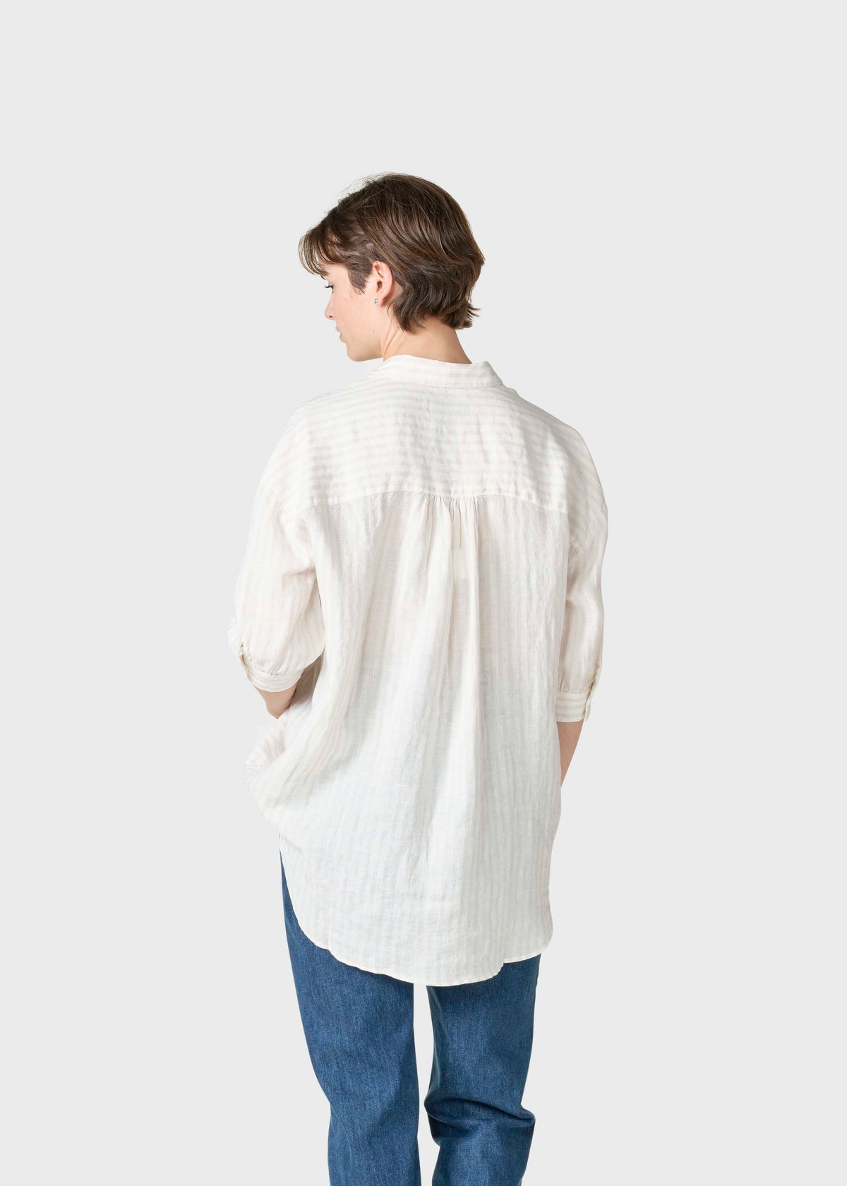 Klitmøller Collective ApS Oline linen shirt Shirts Cream/sand