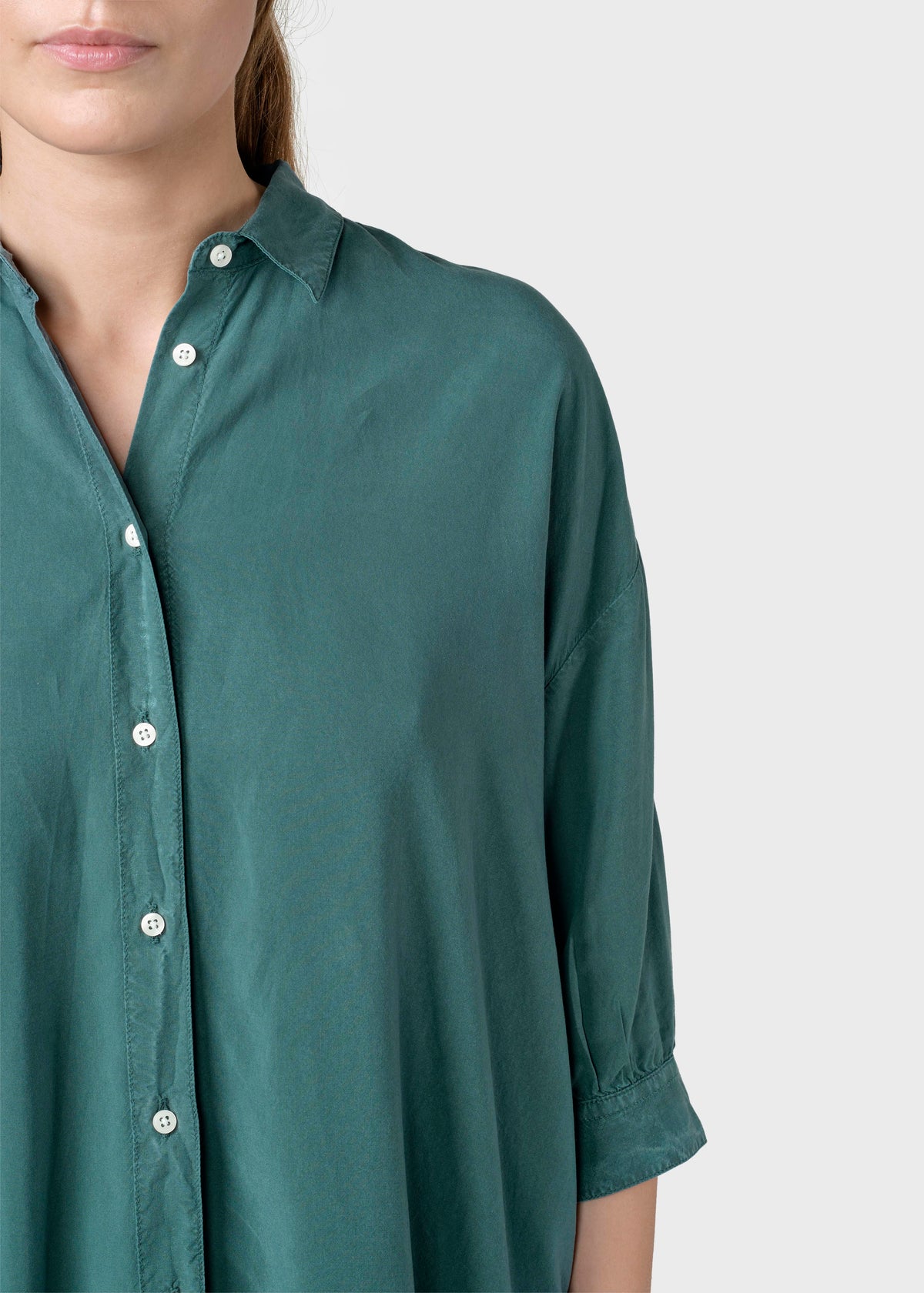 Klitmøller Collective ApS Oline shirt Shirts Moss Green