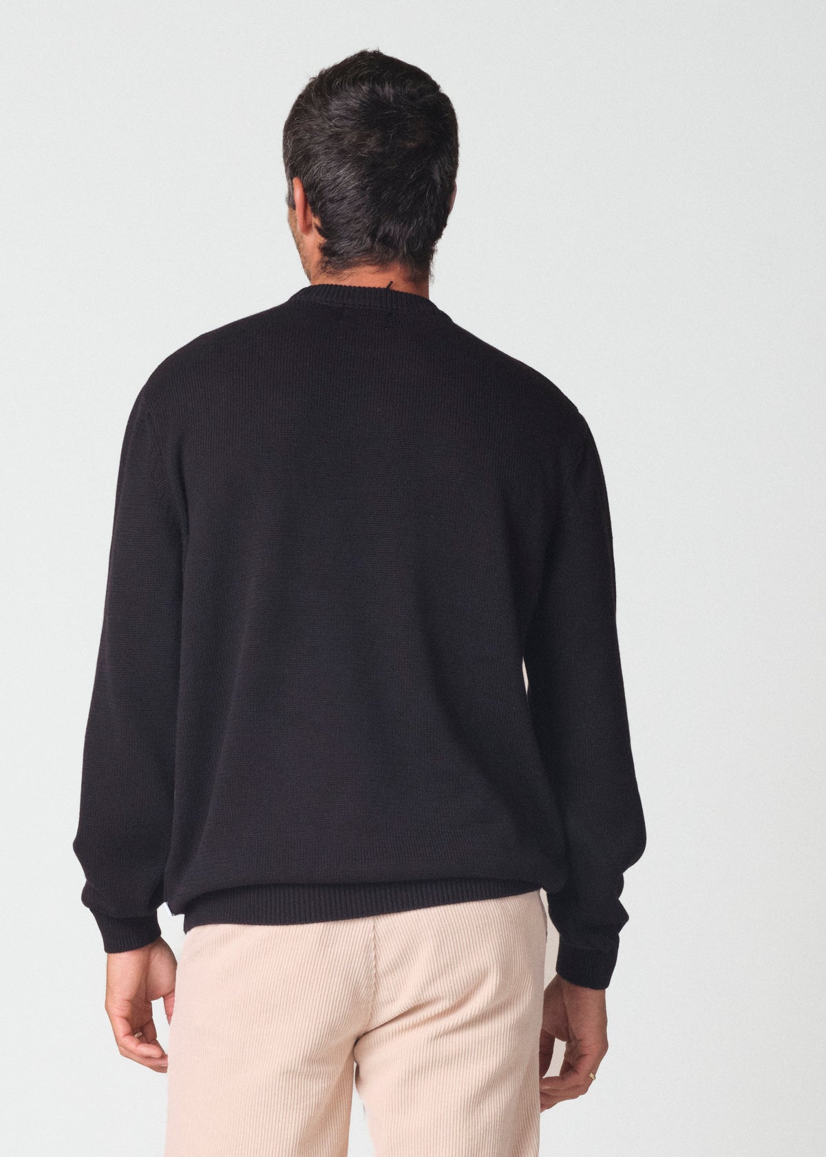 Klitmøller Collective ApS Owen knit Knitted sweaters Black