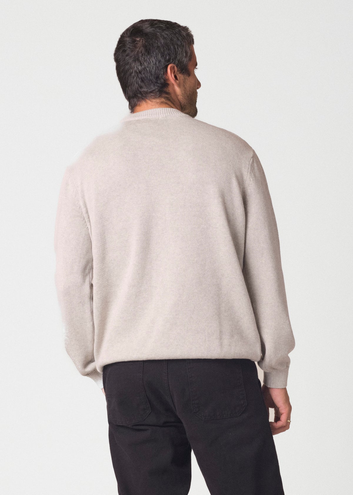 Klitmøller Collective ApS Owen knit Knitted sweaters Cream melange