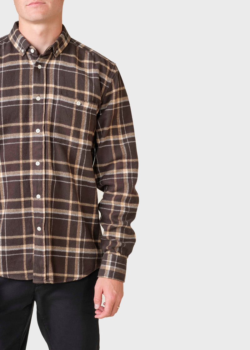 Klitmøller Collective ApS Pedro shirt Shirts Brown tones