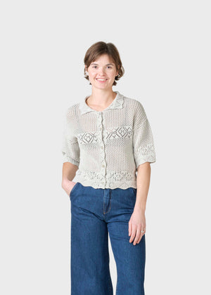 Klitmøller Collective ApS Penelope crochet Knitted sweaters Cream