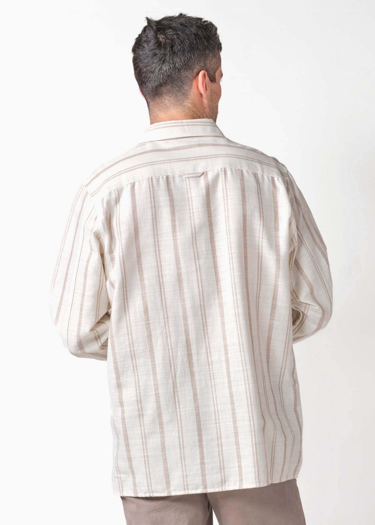 Klitmøller Collective ApS Per L/S shirt Shirts White/sand