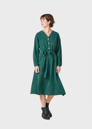 Klitmøller Collective ApS Pernille LS dress Dress Moss Green