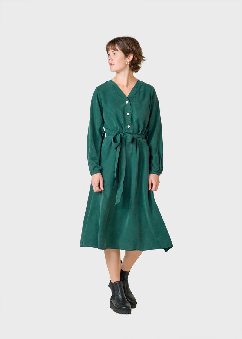 Klitmøller Collective ApS Pernille LS dress  Dress Moss Green