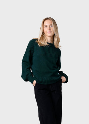 Klitmøller Collective ApS Rachel knit Knitted sweaters Moss Green