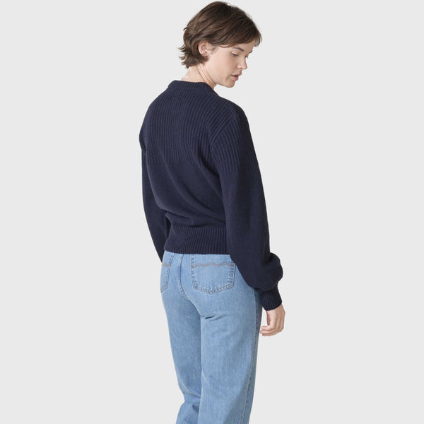 Klitmøller Collective ApS Rachel knit Knitted sweaters Navy