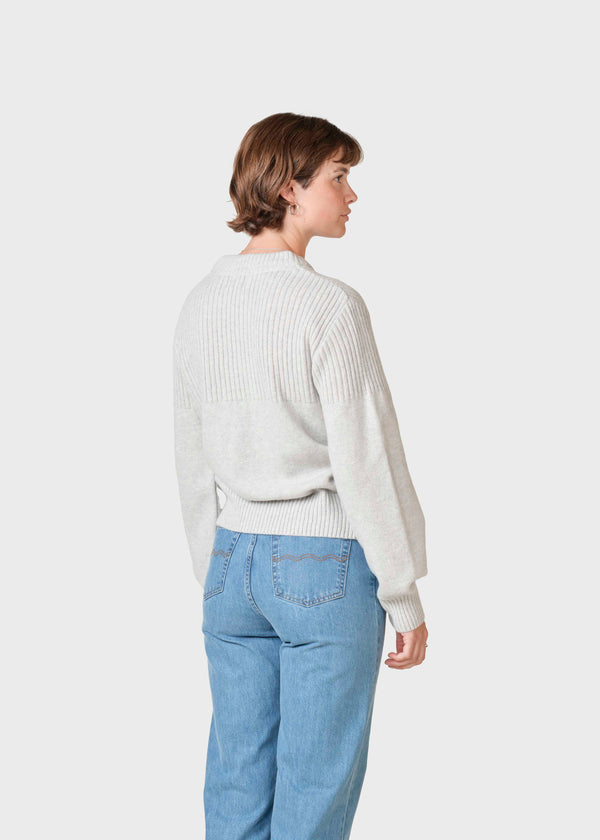 Klitmøller Collective ApS Rachel knit Knitted sweaters Pastel grey