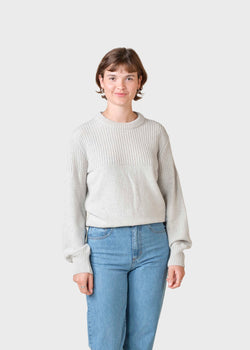 Klitmøller Collective ApS Rachel knit Knitted sweaters Pastel grey