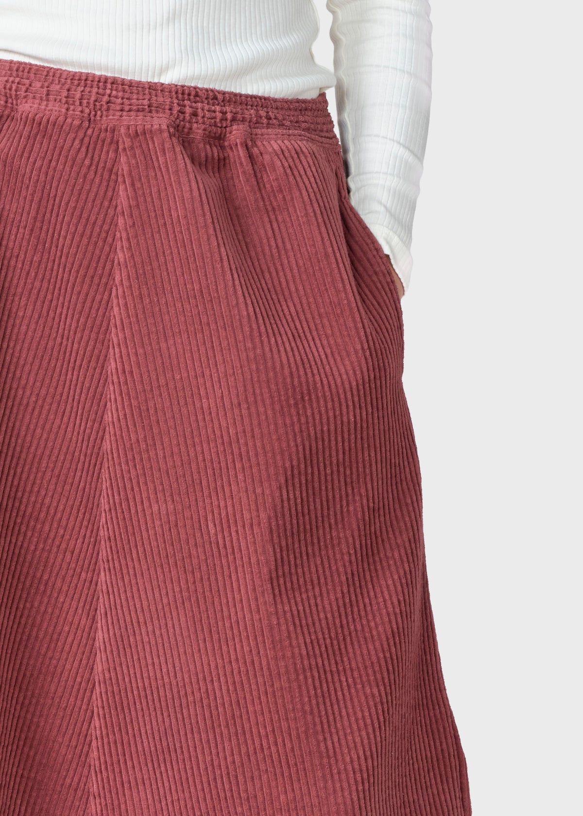 Klitmøller Collective ApS Ramona cord skirt Skirts Burgundy