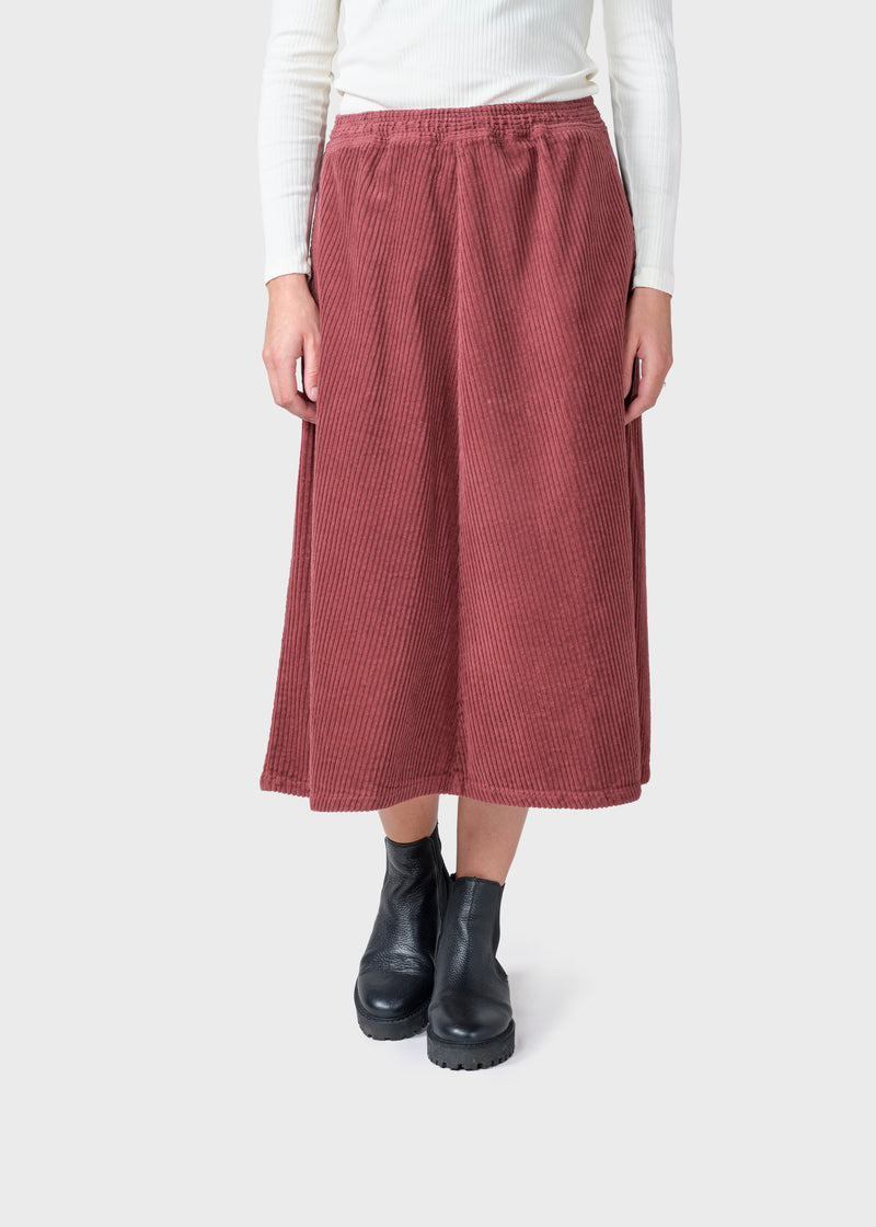 Klitmøller Collective ApS Ramona cord skirt Skirts Burgundy