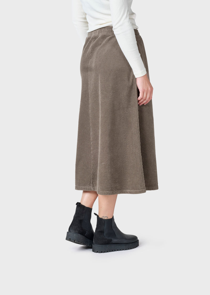 Klitmøller Collective ApS Ramona cord skirt Skirts Taupe