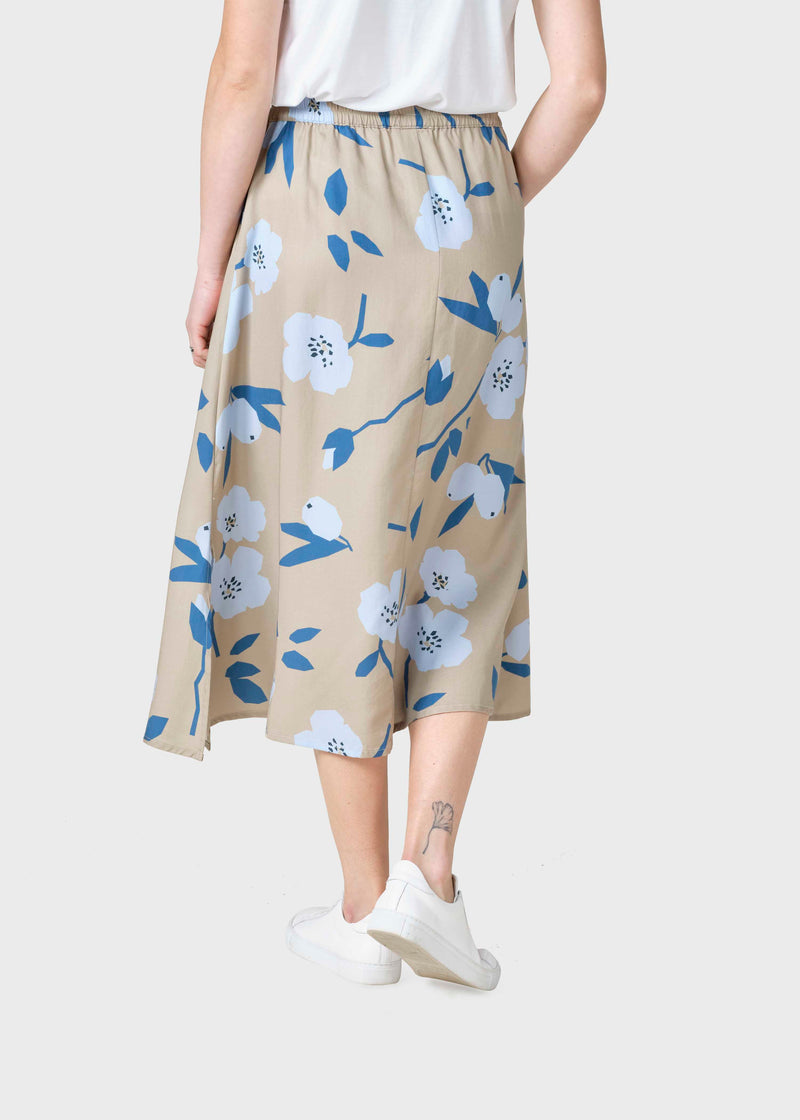 Klitmøller Collective ApS Ramona print skirt Skirts Sand/light blue flowers