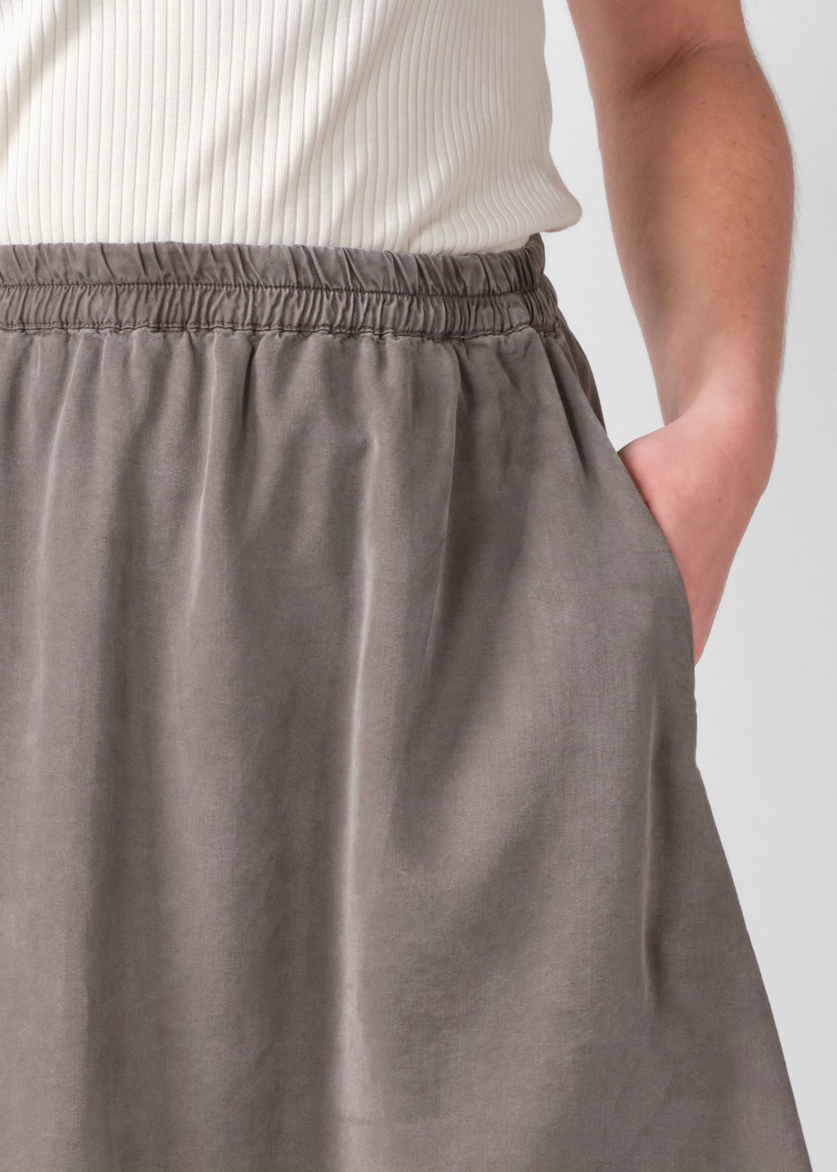 Klitmøller Collective ApS Ramona short skirt Skirts Taupe
