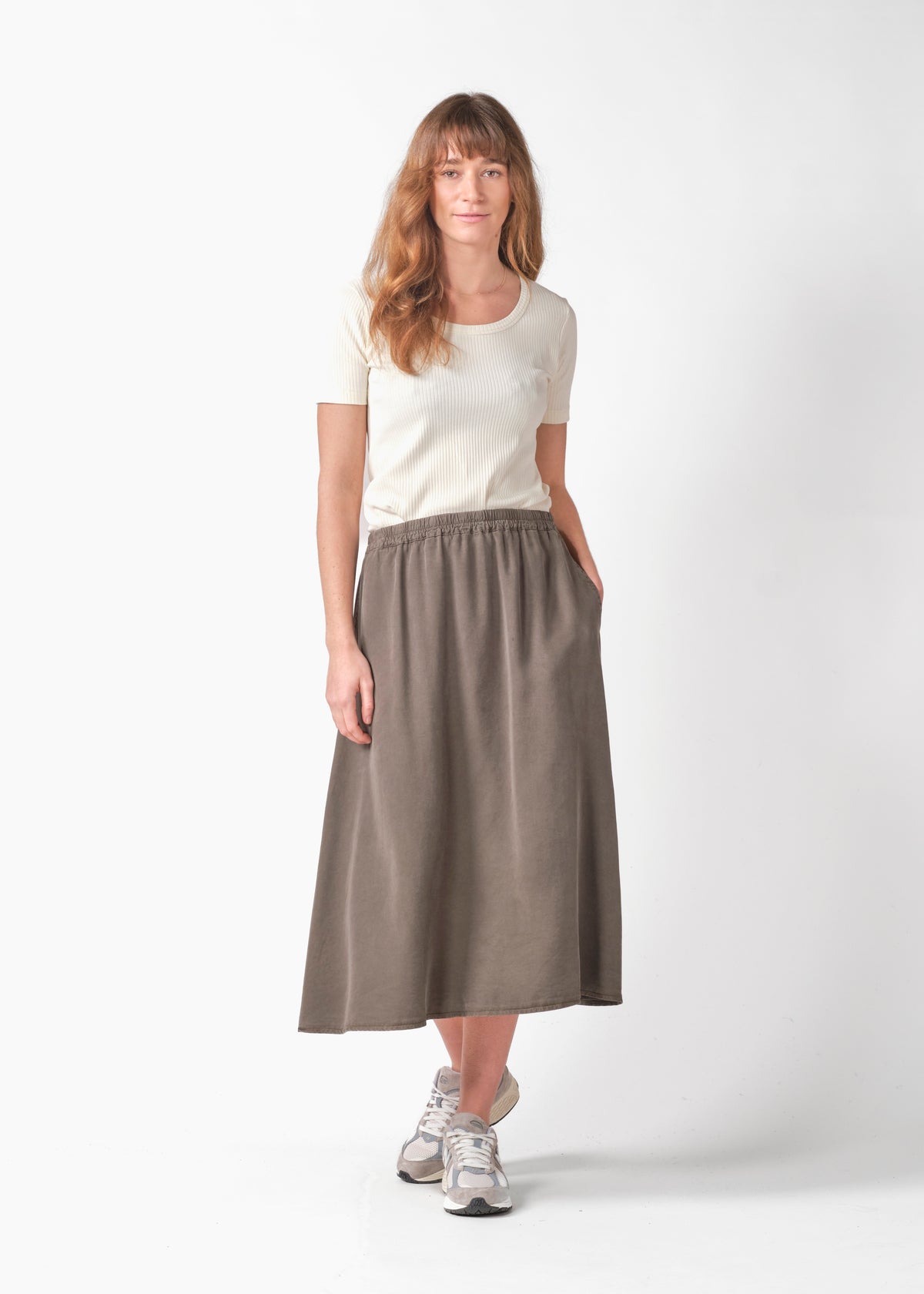 Klitmøller Collective ApS Ramona skirt Skirts Taupe
