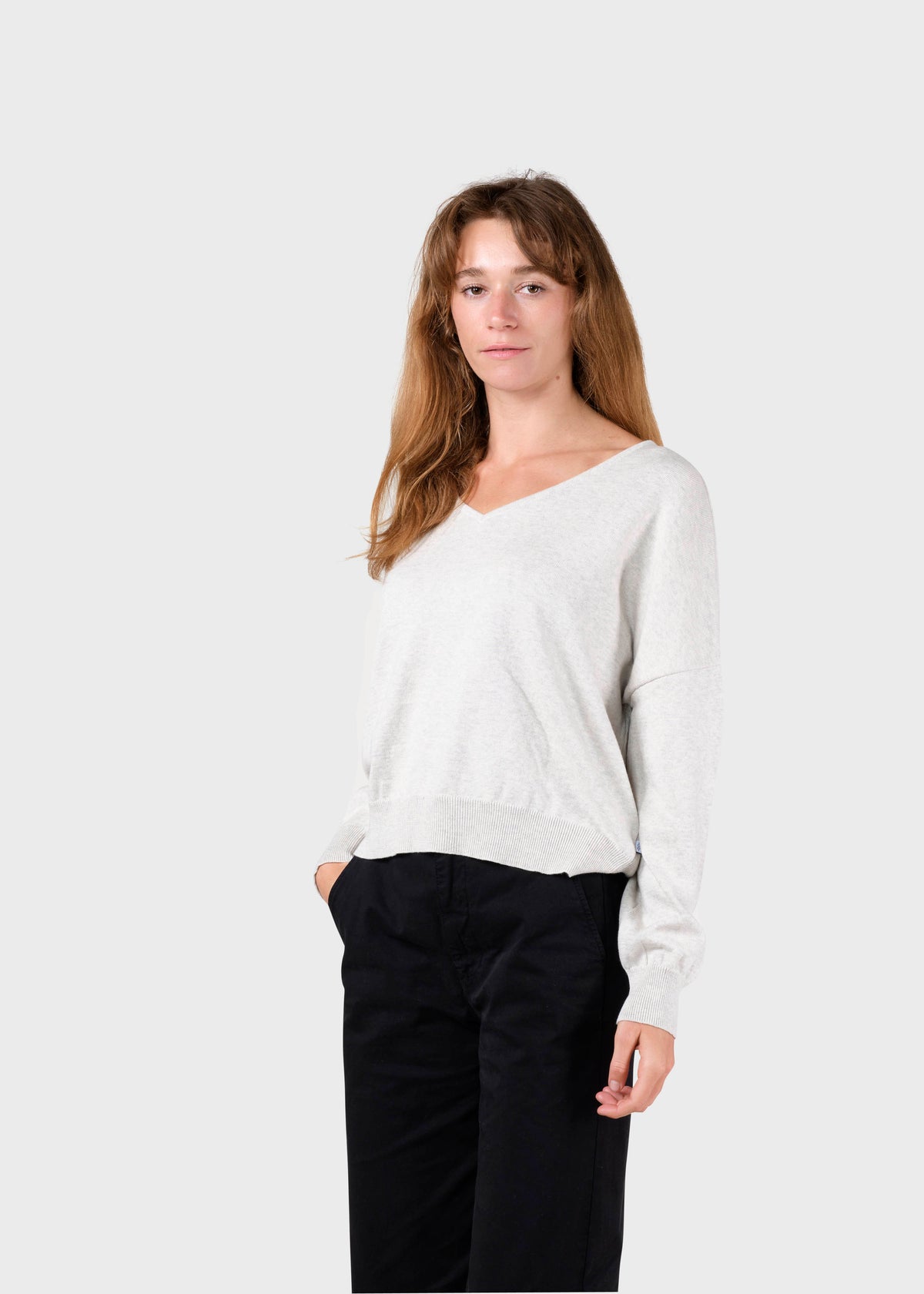 Klitmøller Collective ApS Randi knit Knitted sweaters Cream melange