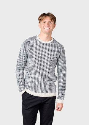 Klitmøller Collective ApS Rene knit Knitted sweaters Cream/navy